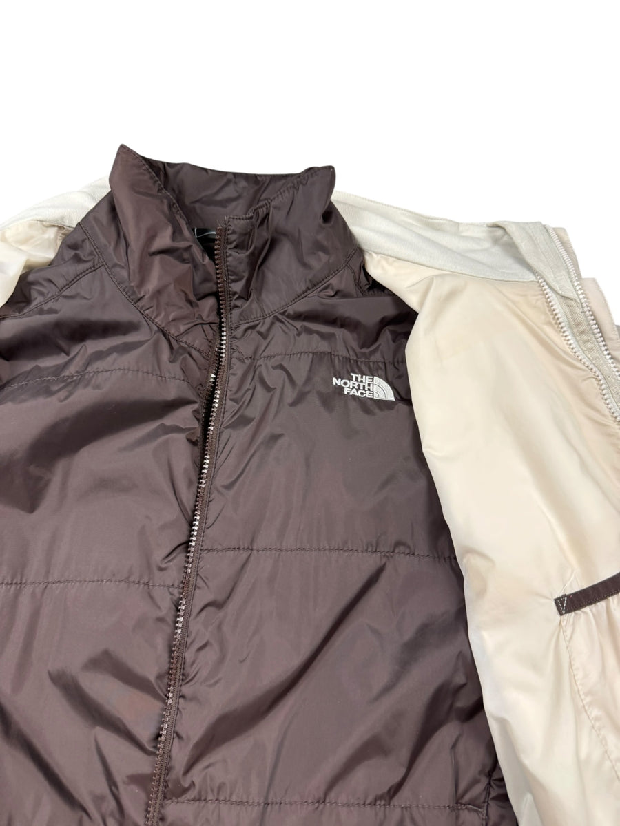 The North Face Aphelion HyVent Triclimate Vintage 3-in-1 Jacke Damen Beige Braun XL
