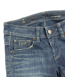 G-Star Raw Straight Fit Vintage Jeans Damen Blau S