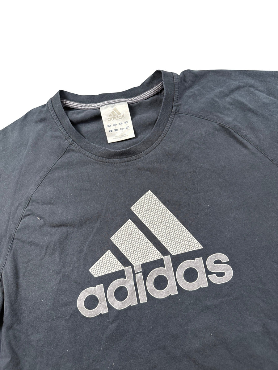 Adidas Big Print Vintage T-Shirt Herren Grau M