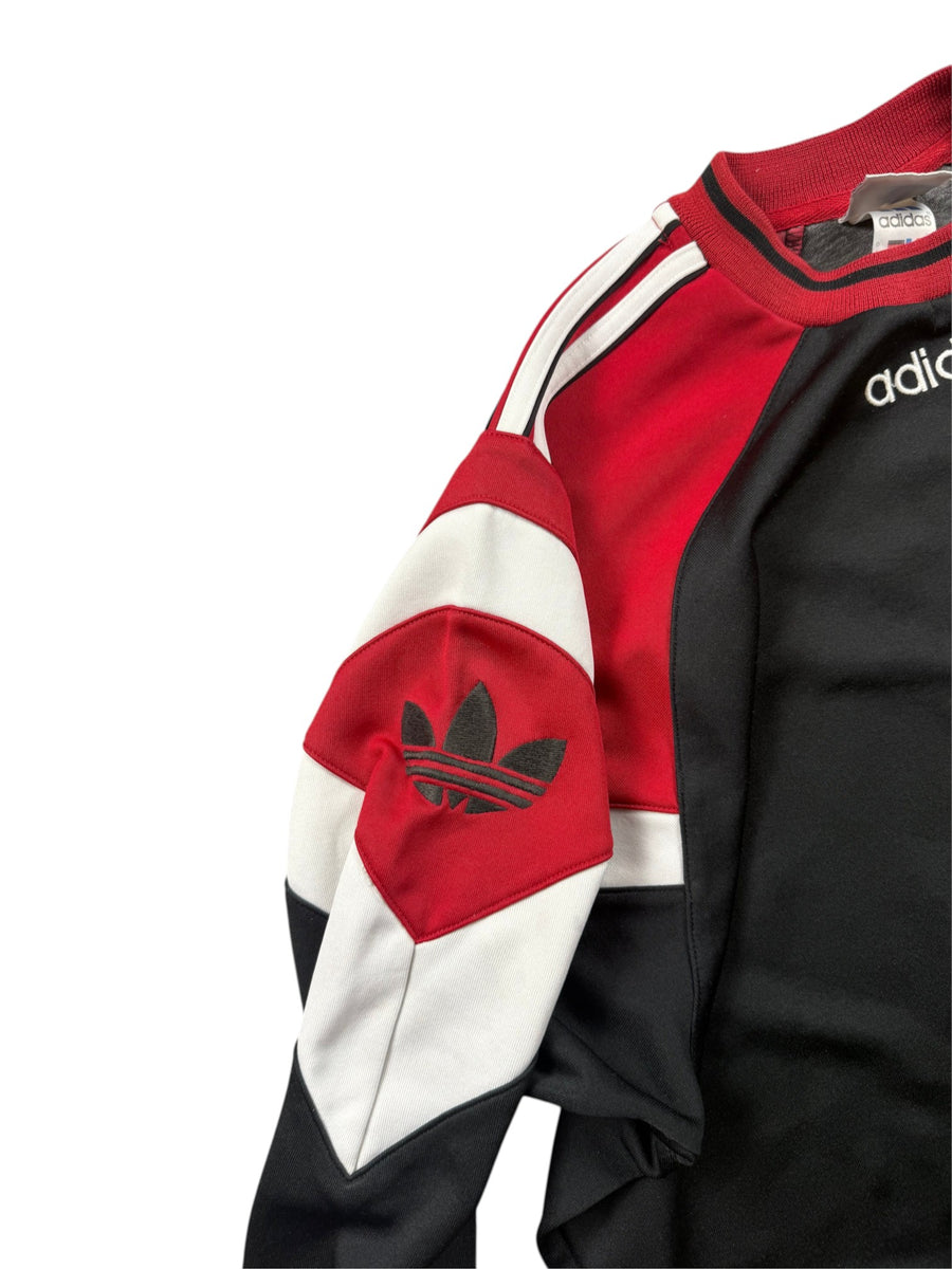 Adidas Originals Vintage Sweater Herren Schwarz/Rot M