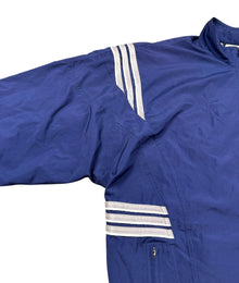 Adidas 3-Stripes Vintage Trackjacket Damen Blau Silber XL