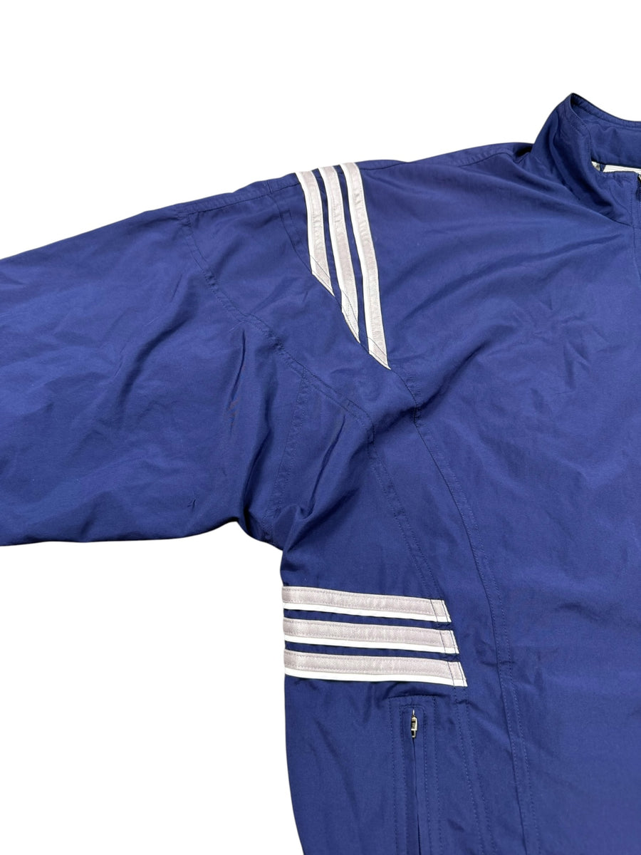 Adidas 3-Stripes Vintage Trackjacket Damen Blau Silber XL