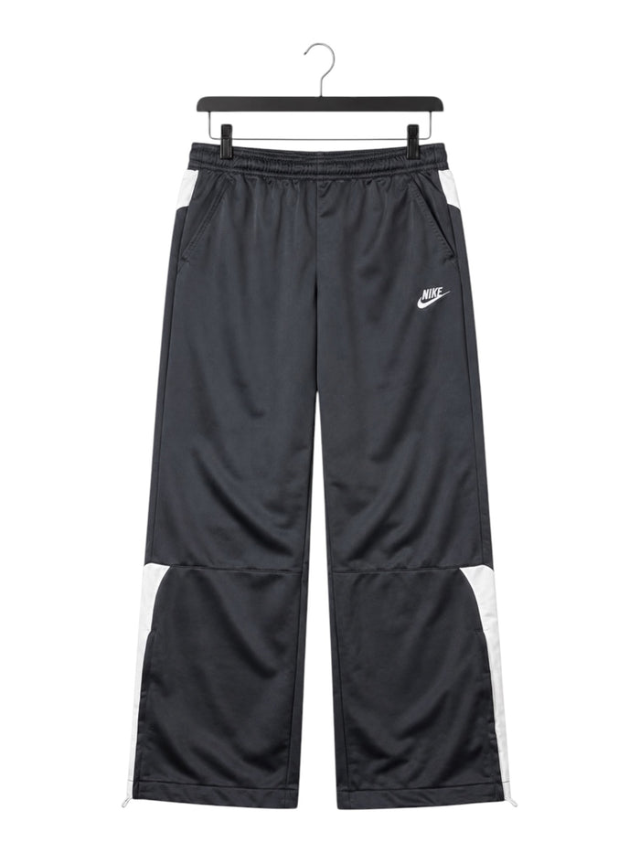 Nike Sportswear Wide Leg Vintage Trackpants Herren Schwarz Weiß L