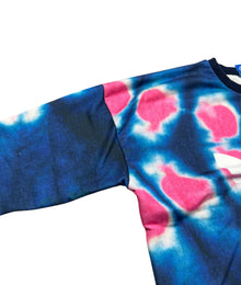 Adidas Originals Batik Vintage Sweater Damen Blau Pink S
