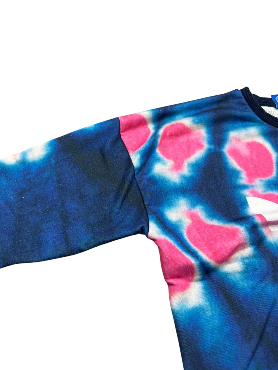 Adidas Originals Batik Vintage Sweater Damen Blau Pink S