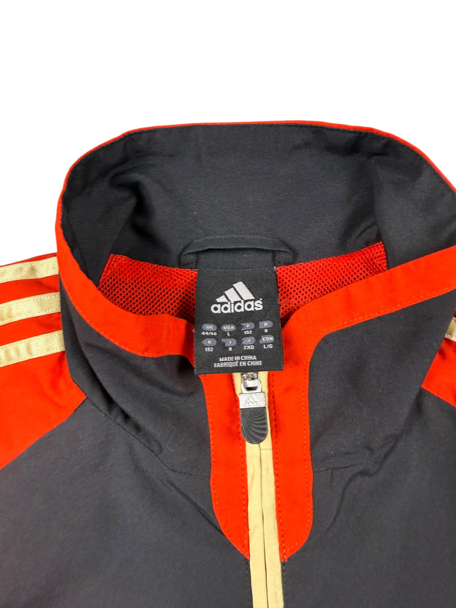 Adidas Benfica Lissabon Vintage Tracksuit Herren Schwarz Rot Gold L