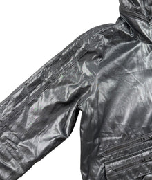 Adidas Trefoil Vintage Glanz Jacket Damen Schwarz S