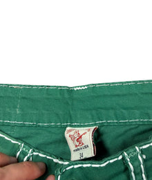 True Religion Big Stitch Vintage Jeans Herren Grün L
