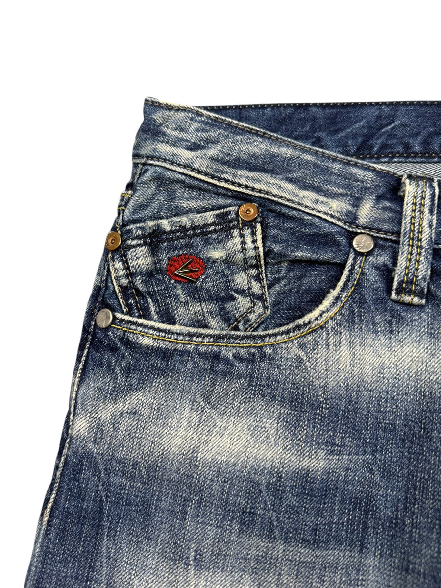 Energie Now Straight Vintage Jeans Herren Blau S