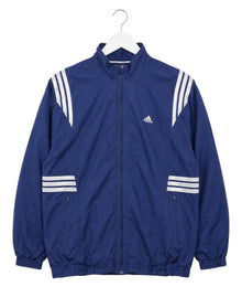 Adidas 3-Stripes Vintage Trackjacket Damen Blau Silber XL