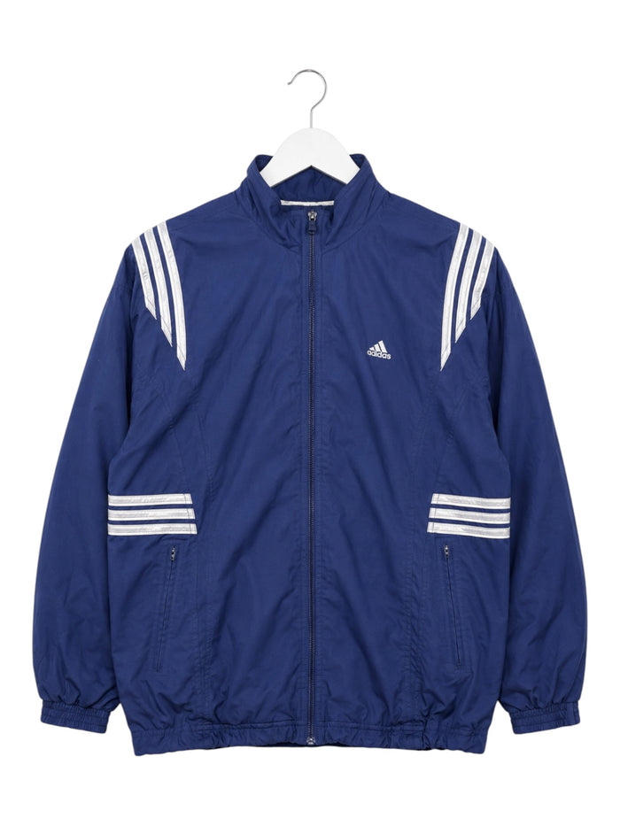 Adidas 3-Stripes Vintage Trackjacket Damen Blau Silber XL