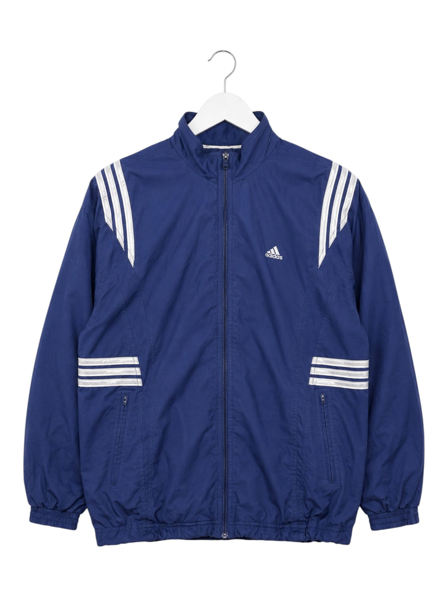 Adidas 3-Stripes Vintage Trackjacket Damen Blau Silber XL