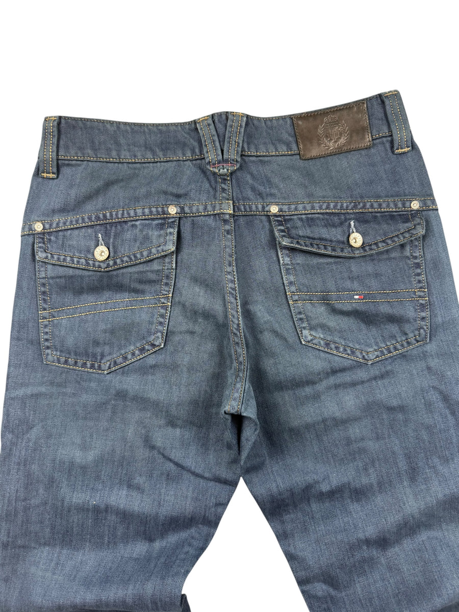 Tommy Hilfiger Straight Leg Vintage Jeans Herren Blau S
