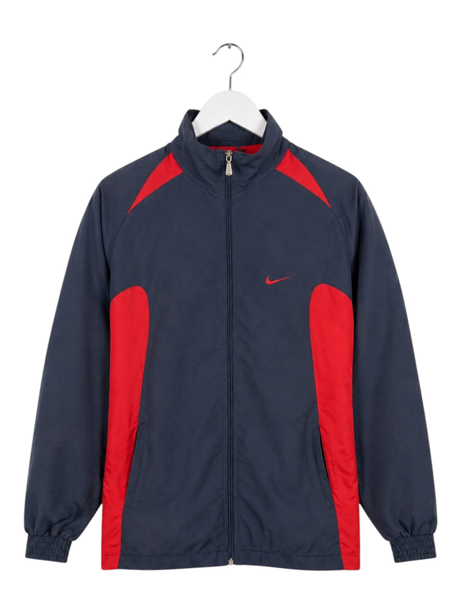 Nike Swoosh Colorblock Vintage Trackjacket Herren Blau Rot M