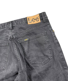 Lee Straight Leg Vintage Jeans Herren Schwarz S