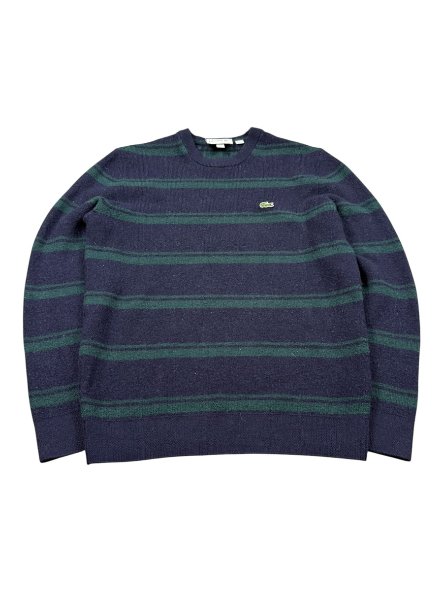 Lacoste Striped Vintage Sweater Herren Dunkelblau Grün M