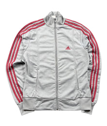 Adidas 3-Stripes Vintage Trackjacket Damen Grau Pink L