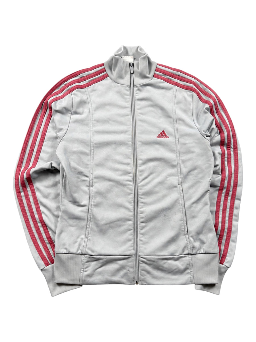 Adidas 3-Stripes Vintage Trackjacket Damen Grau Pink L