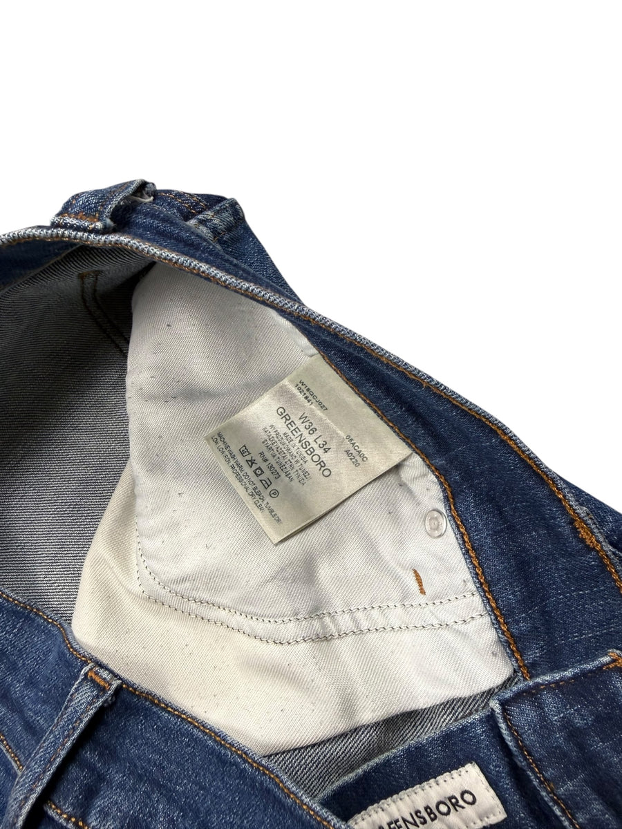 Wrangler Greensboro Vintage Jeans Herren XL Blau