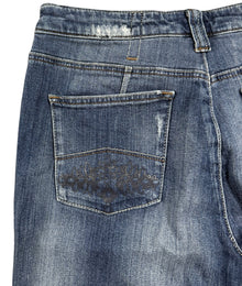 Armani Jeans Straight Leg Vintage Jeans Damen Blau M