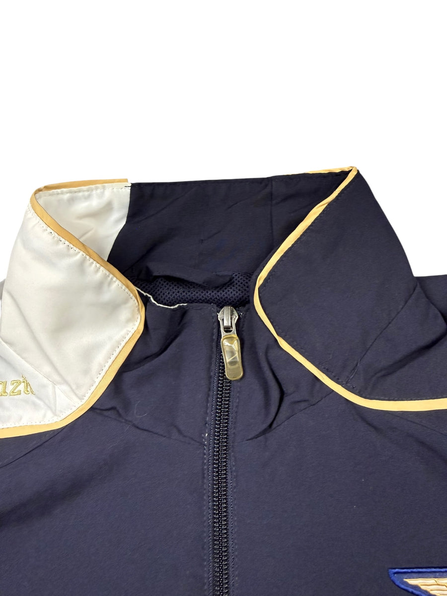 Puma SS Lazio Vintage Tracksuit Herren Dunkelblau Weiß Gold L