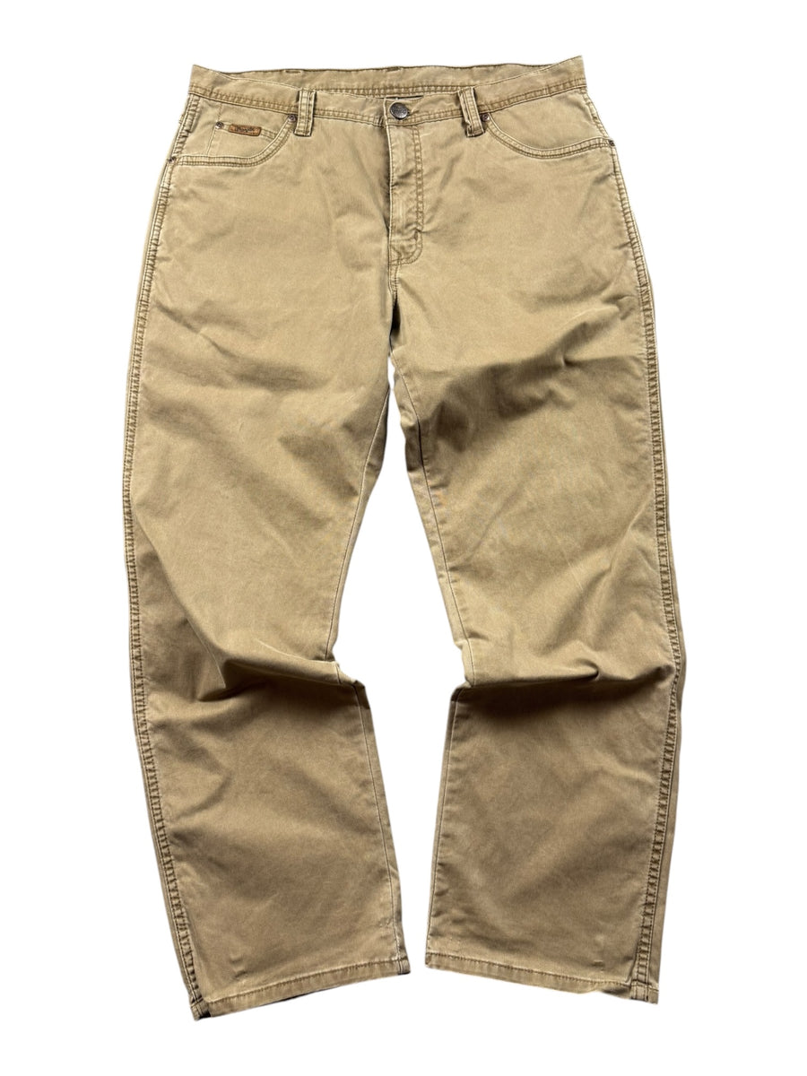 Wrangler Texas Stretch Vintage Jeans Herren Beige XL