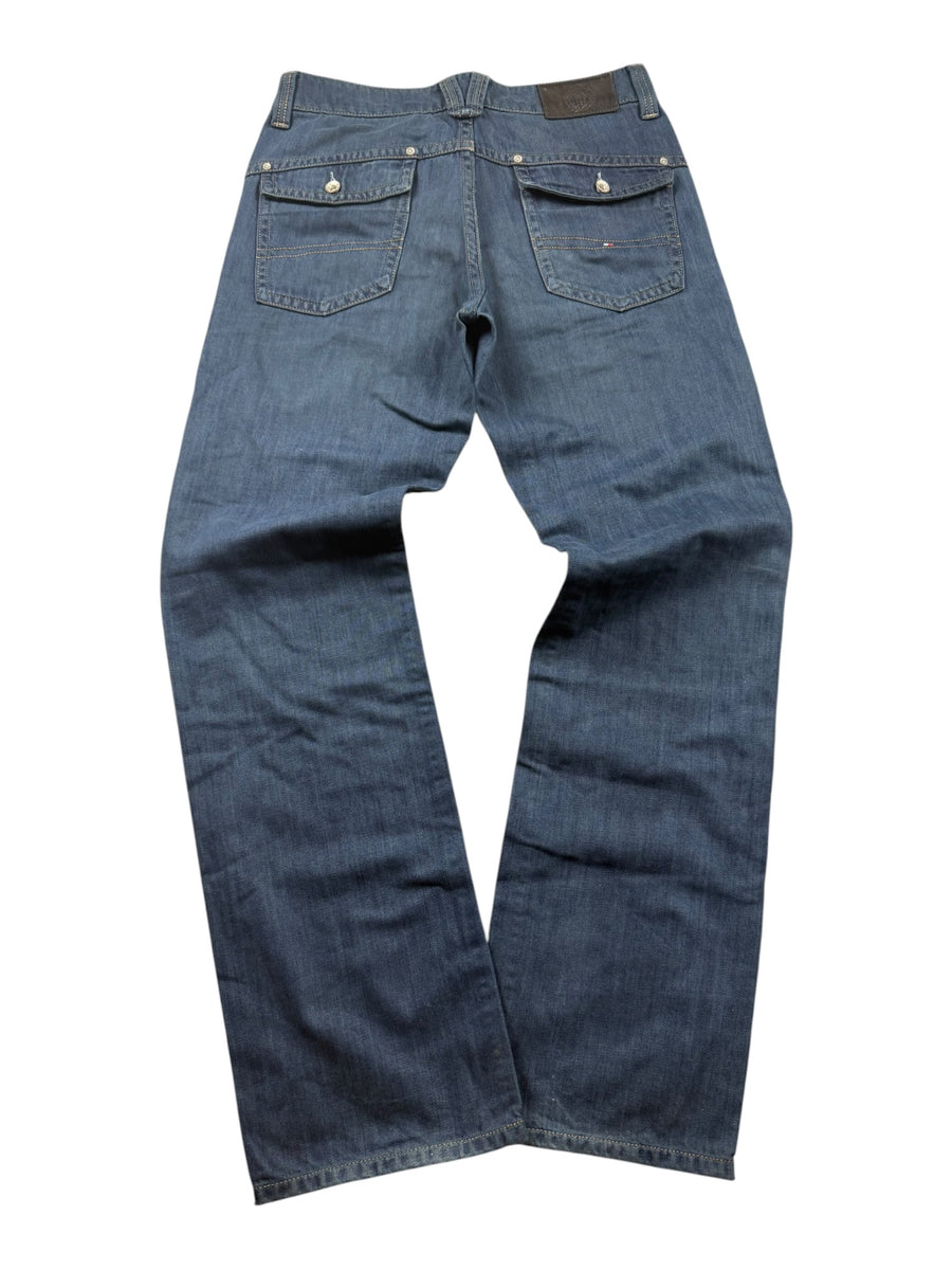 Tommy Hilfiger Straight Leg Vintage Jeans Herren Blau S