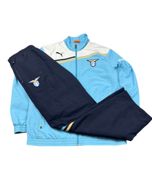 Puma SS Lazio Rom Vintage Tracksuit Herren Hellblau Dunkelblau M