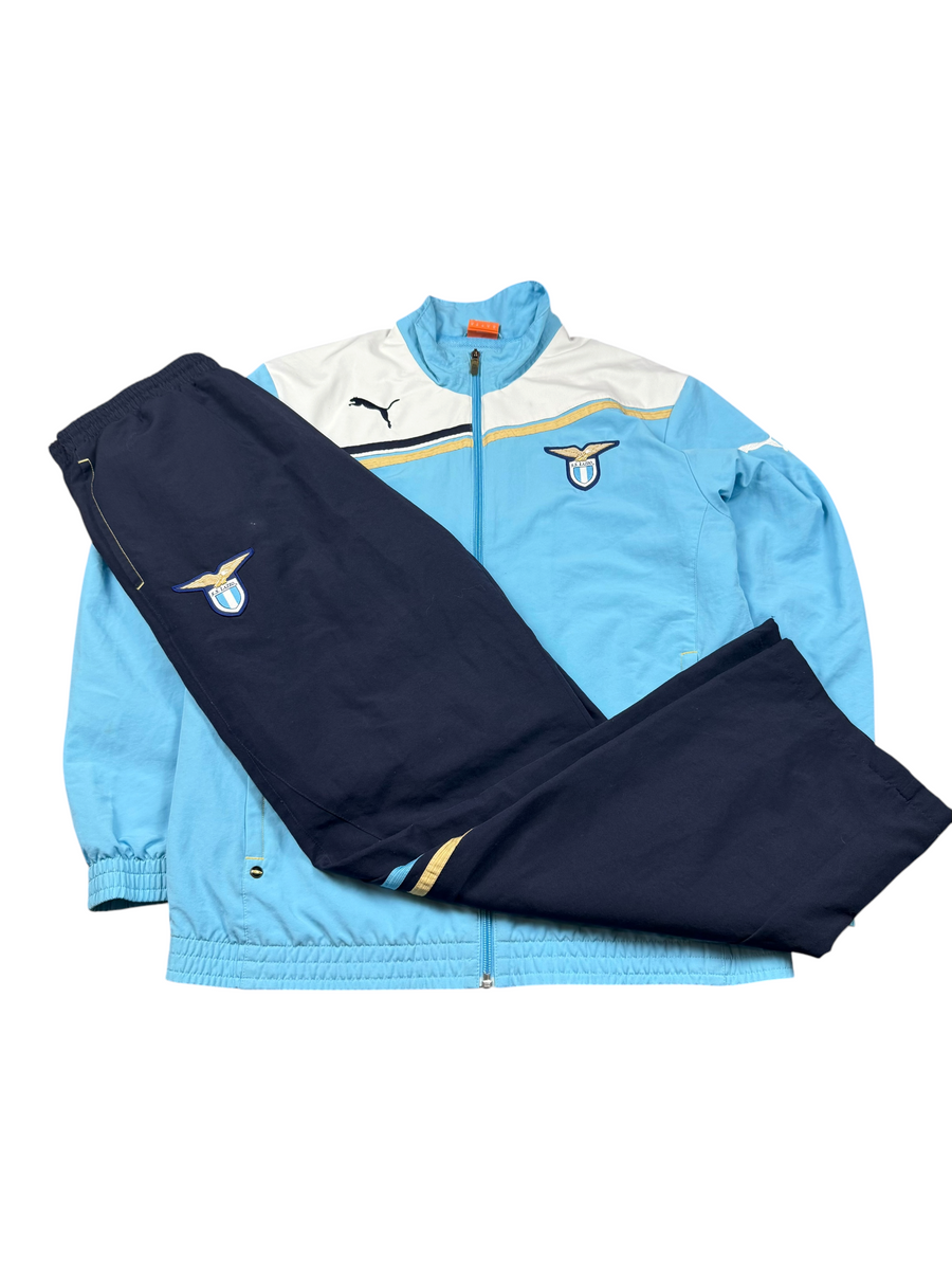 Puma SS Lazio Rom Vintage Tracksuit Herren Hellblau Dunkelblau M