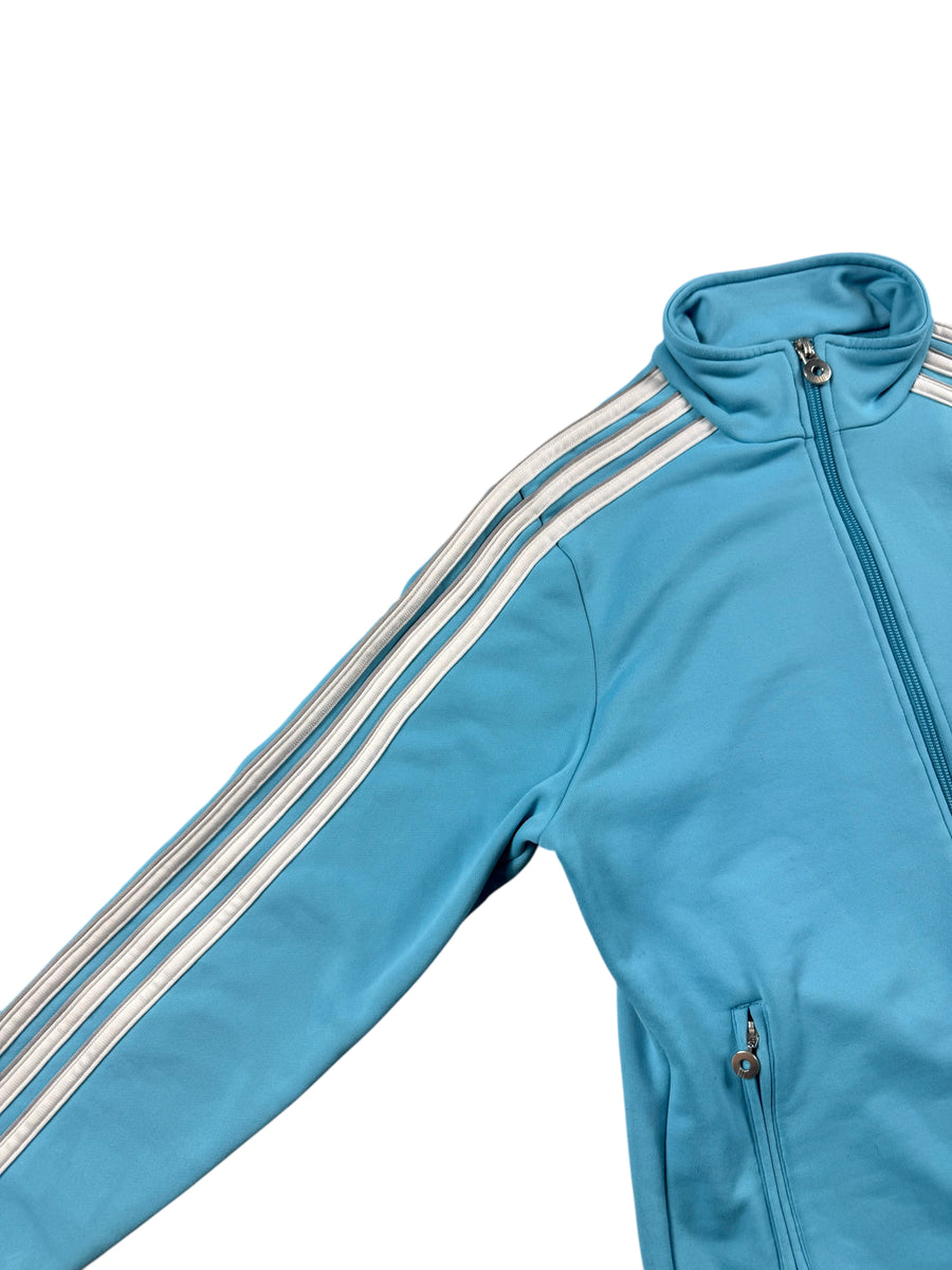 Adidas 3-Stripes Vintage Trackjacket Damen Hellblau XL