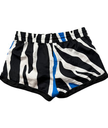 Adidas Trefoil Vintage Shorts Damen Zebra Schwarz Weiß S