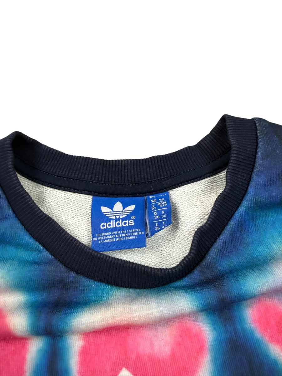 Adidas Originals Batik Vintage Sweater Damen Blau Pink S