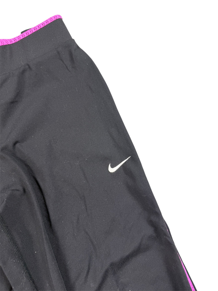 Nike Mini Swoosh Vintage Trackpants Damen Schwarz/Pink M