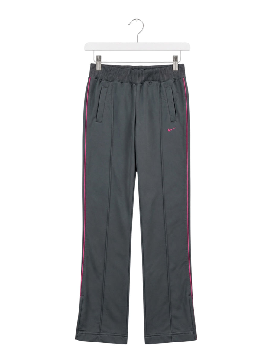 Nike Wide Leg Vintage Trackpants Damen Grau/Pink S