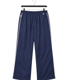 Champion Logo Vintage Trackpants Damen Dunkelblau Rosa L