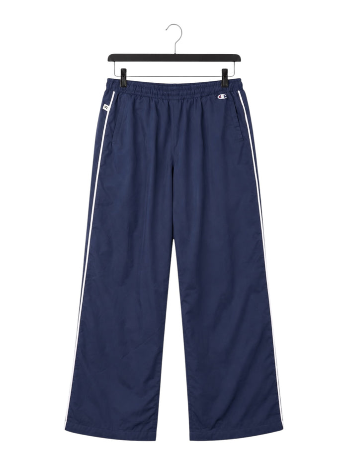 Champion Logo Vintage Trackpants Damen Dunkelblau Rosa L