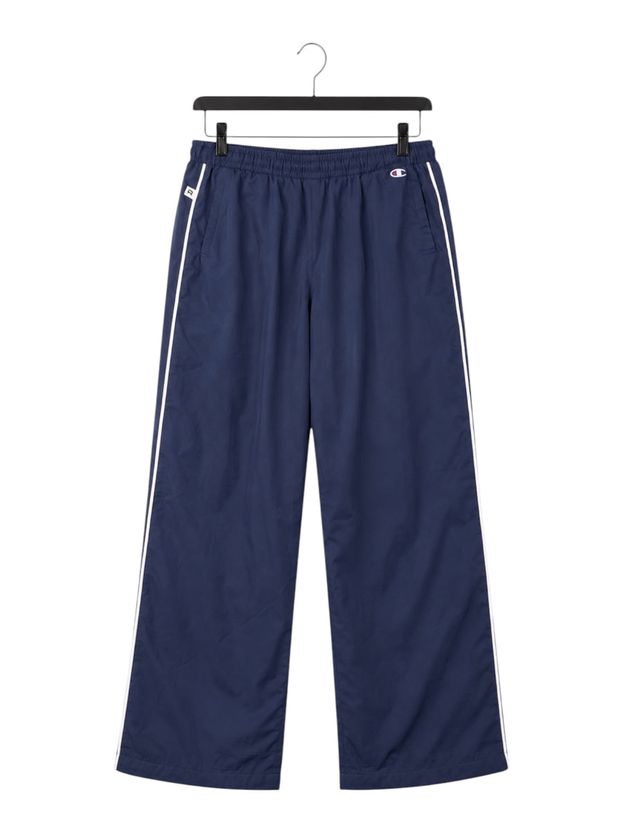 Champion Logo Vintage Trackpants Damen Dunkelblau Rosa L