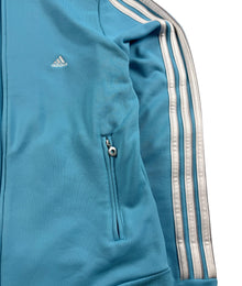 Adidas 3-Stripes Vintage Trackjacket Damen Hellblau XL