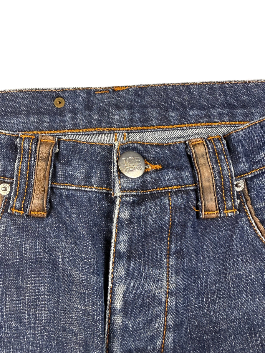 Iceberc Retro Vintage Jeans Herren Blau L