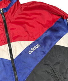 Adidas Vintage Trackjacket Herren Schwarz Rot Blau Weiß M
