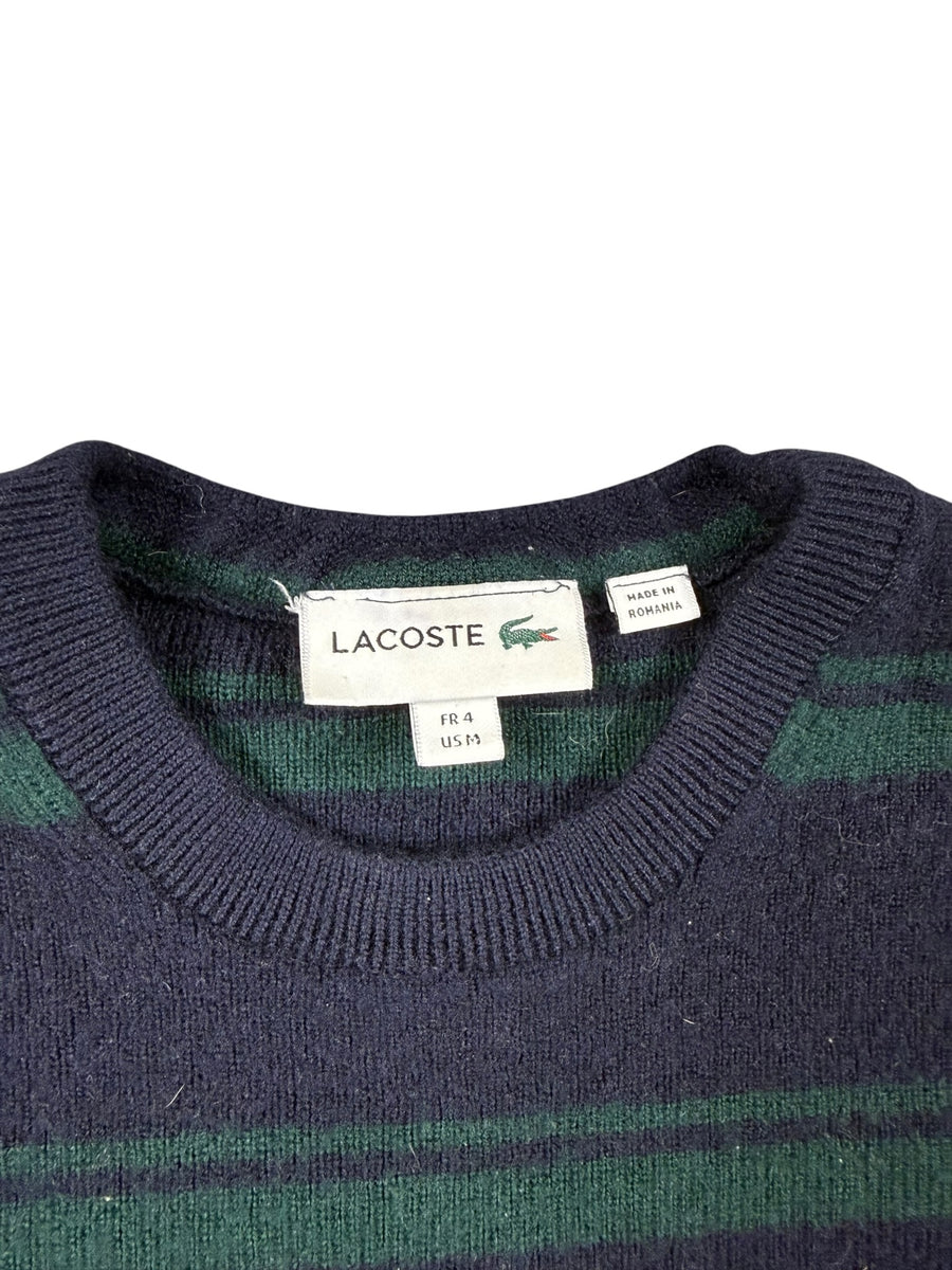 Lacoste Striped Vintage Sweater Herren Dunkelblau Grün M