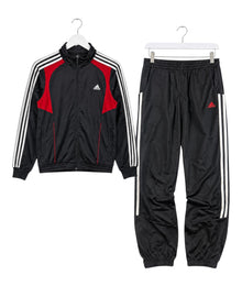 Adidas 3-Stripes Vintage Tracksuit Herren Schwarz XS