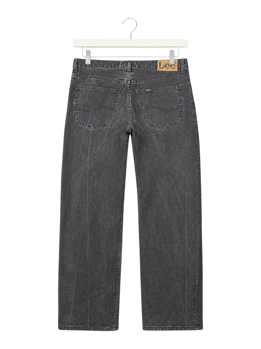 Lee Straight Leg Vintage Jeans Herren Schwarz S