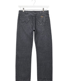 Wrangler Regular Fit Vintage Jeans Herren Schwarz XL