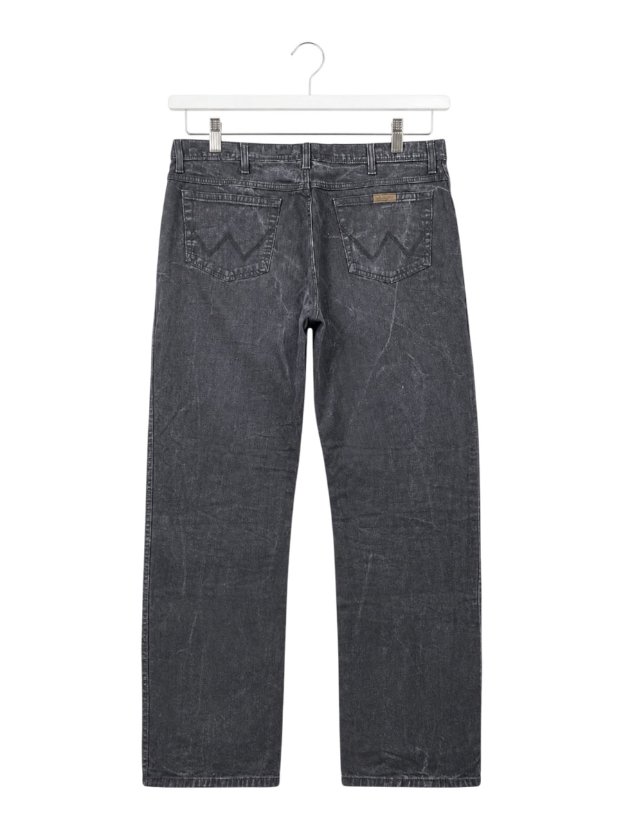 Wrangler Regular Fit Vintage Jeans Herren Schwarz XL