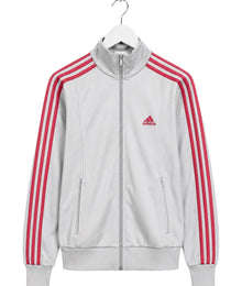 Adidas 3-Stripes Vintage Trackjacket Damen Grau Pink L