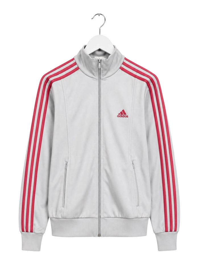 Adidas 3-Stripes Vintage Trackjacket Damen Grau Pink L