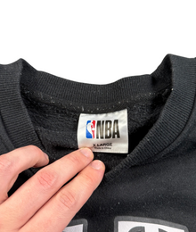 VBYC Brooklyn Nets NBA Sweatshirt in Schwarz mit Innenetikett und Größenangabe XL